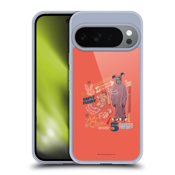 A Christmas Story Composed Art Pink Nightmare Soft Gel Case for Google Pixel 10