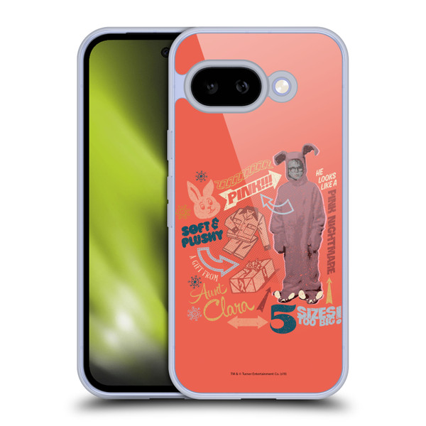 A Christmas Story Composed Art Pink Nightmare Soft Gel Case for Google Pixel 9A