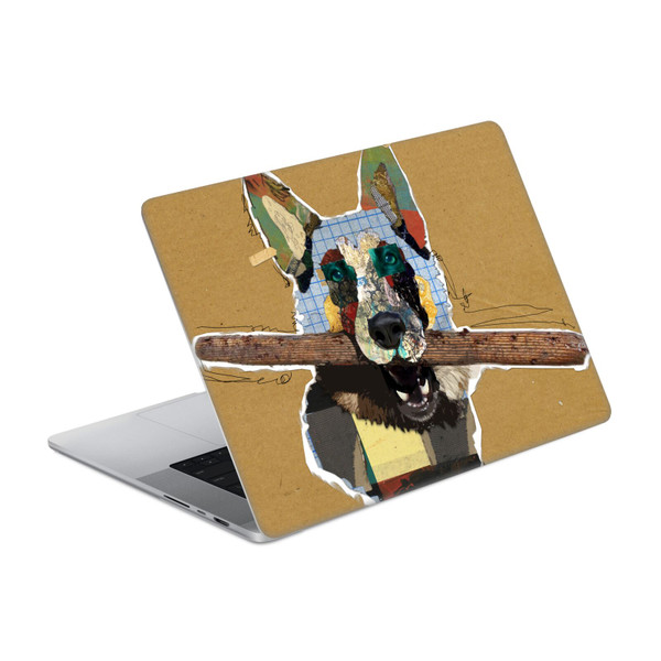 Michel Keck Dogs 3 German Shepherd Vinyl Sticker Skin Decal Cover for Apple MacBook Pro 16" A2485