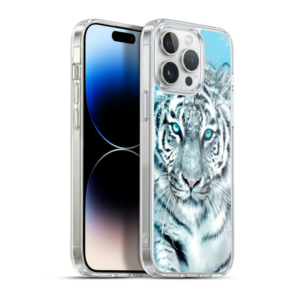 Aimee Stewart Animals White Tiger Soft Gel Case for Apple iPhone 13 Pro Max & MagSafe