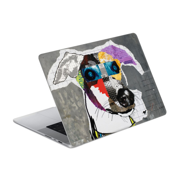 Michel Keck Dogs 3 Greyhound Vinyl Sticker Skin Decal Cover for Apple MacBook Pro 16" A2485