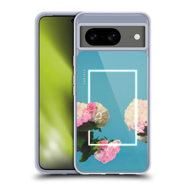 The 1975 Key Art Roses Blue Soft Gel Case for Google Pixel 8