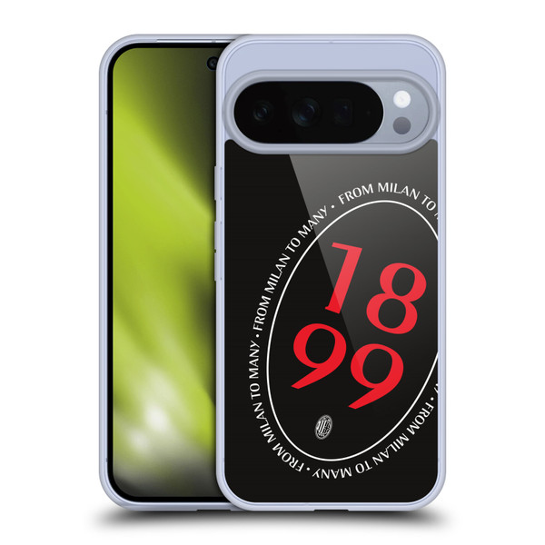 AC Milan Art 1899 Oversized Soft Gel Case for Google Pixel 10 Pro XL