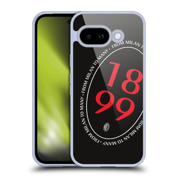 AC Milan Art 1899 Oversized Soft Gel Case for Google Pixel 9A
