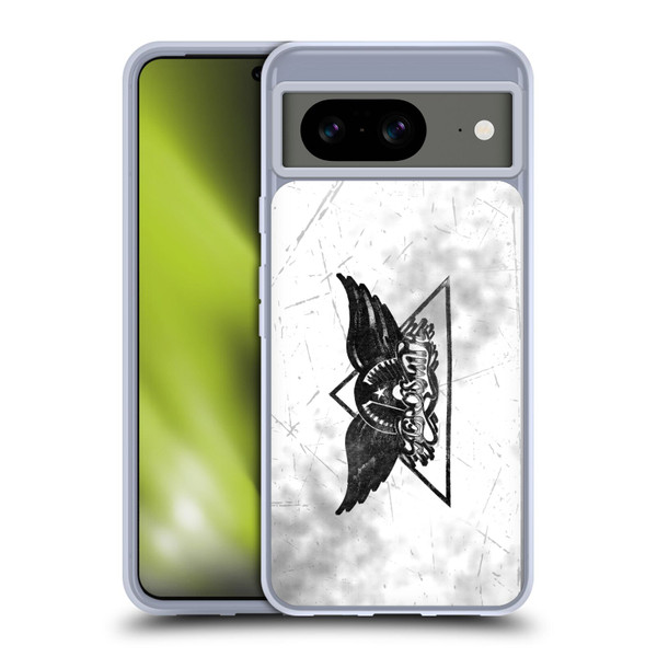 Aerosmith Black And White Triangle Winged Logo Soft Gel Case for Google Pixel 8