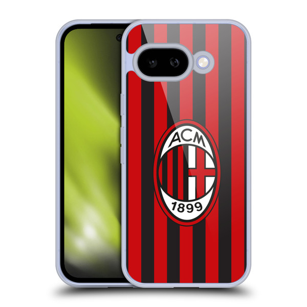 AC Milan 2017/18 Crest Kit Home Soft Gel Case for Google Pixel 9A