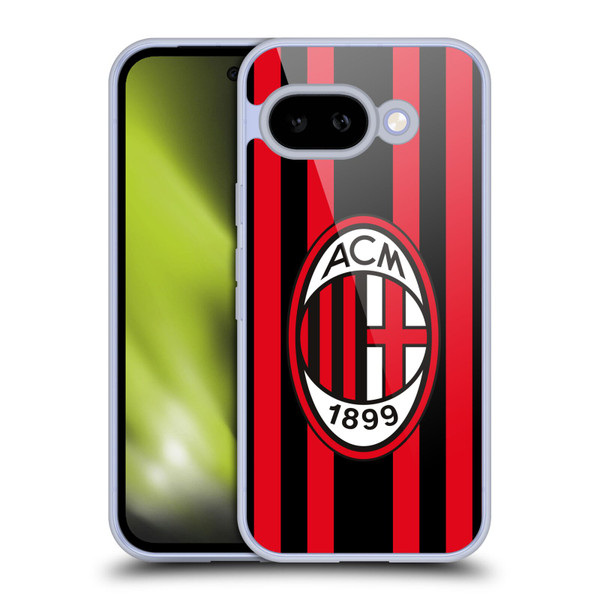 AC Milan 2021/22 Crest Kit Home Soft Gel Case for Google Pixel 9A