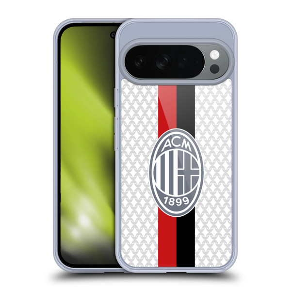 AC Milan 2023/24 Crest Kit Away Soft Gel Case for Google Pixel 10