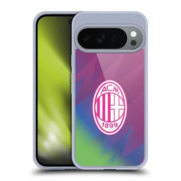 AC Milan 2023/24 Crest Kit Third Soft Gel Case for Google Pixel 10
