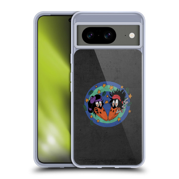 The Black Crowes Graphics Distressed Soft Gel Case for Google Pixel 8