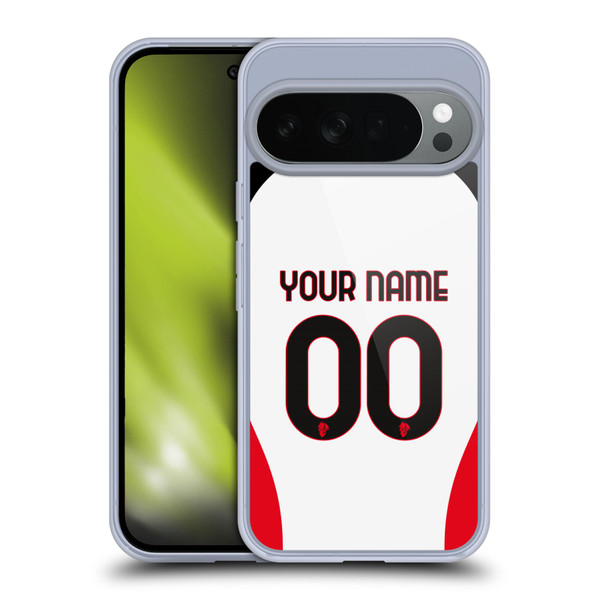 Custom Customised Personalised AC Milan 2024/25 Kit Away Soft Gel Case for Google Pixel 10