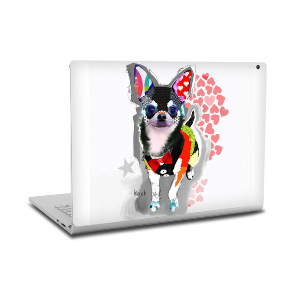Michel Keck Dogs 3 Chihuahua Vinyl Sticker Skin Decal Cover for Microsoft Surface Book 2