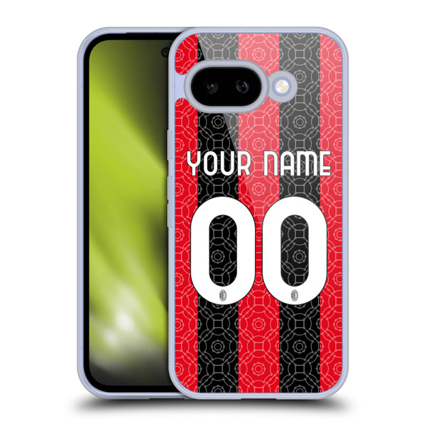 Custom Customised Personalised AC Milan 2020/21 Kit Home Soft Gel Case for Google Pixel 9A