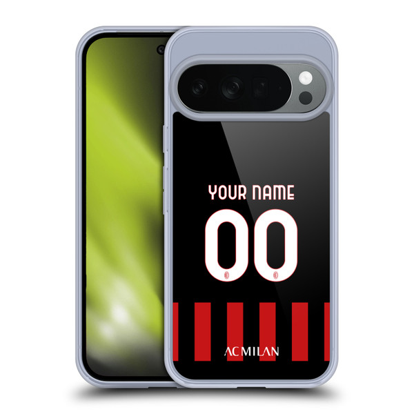 Custom Customised Personalised AC Milan 2022/23 Kit Home Soft Gel Case for Google Pixel 10