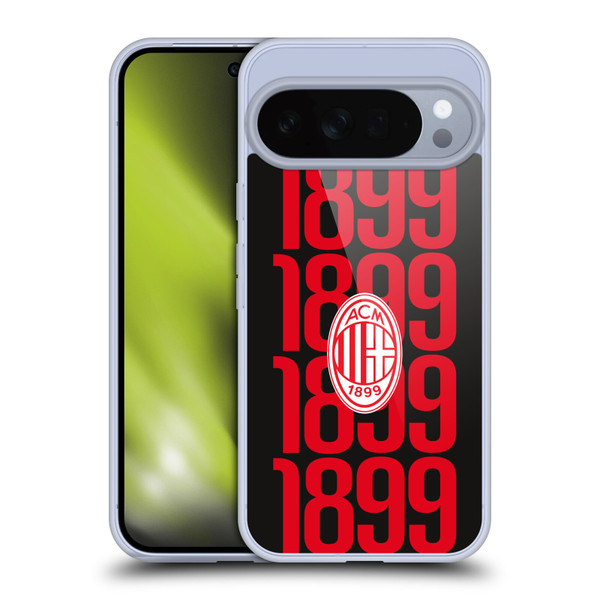 AC Milan Graphics Pattern Soft Gel Case for Google Pixel 10 Pro XL