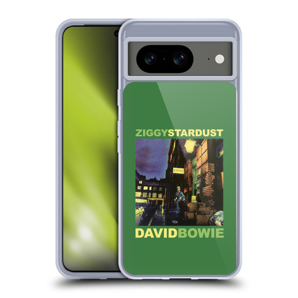 David Bowie Album Art Ziggy Stardust Soft Gel Case for Google Pixel 8