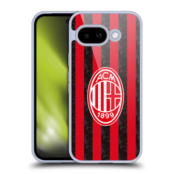 AC Milan 2025/26 Crest Kit Home Soft Gel Case for Google Pixel 9A