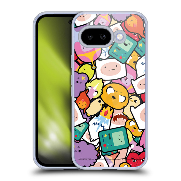 Adventure Time Graphics Pattern Soft Gel Case for Google Pixel 9A