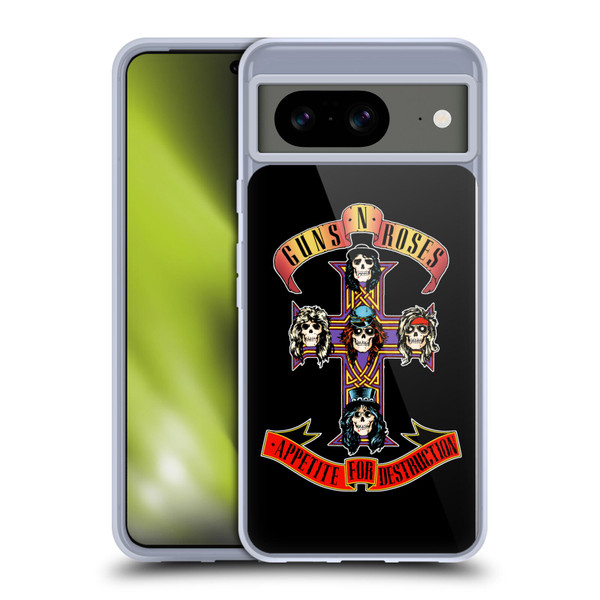 Guns N' Roses Key Art Appetite For Destruction Soft Gel Case for Google Pixel 8