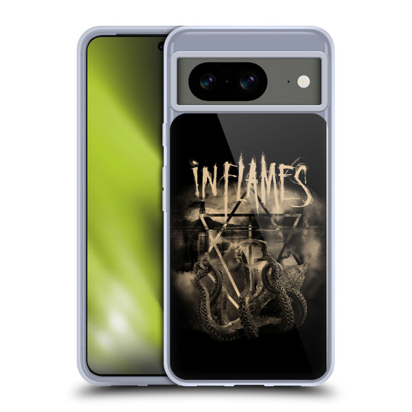 In Flames Metal Grunge Octoflames Soft Gel Case for Google Pixel 8