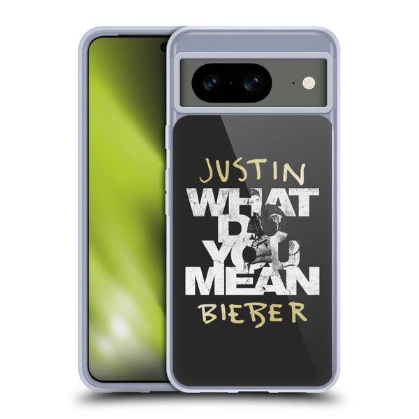 Justin Bieber Purpose B&w What Do You Mean Typography Soft Gel Case for Google Pixel 8