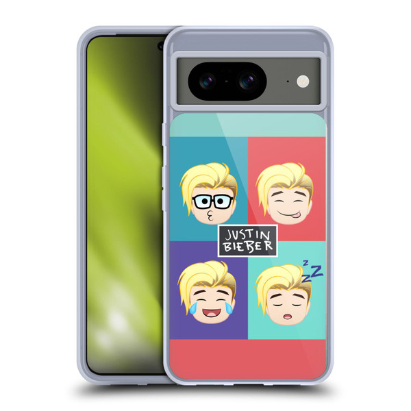 Justin Bieber Justmojis Cute Faces Soft Gel Case for Google Pixel 8
