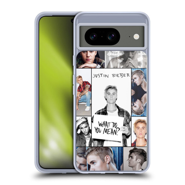Justin Bieber Purpose Grid Poster Soft Gel Case for Google Pixel 8