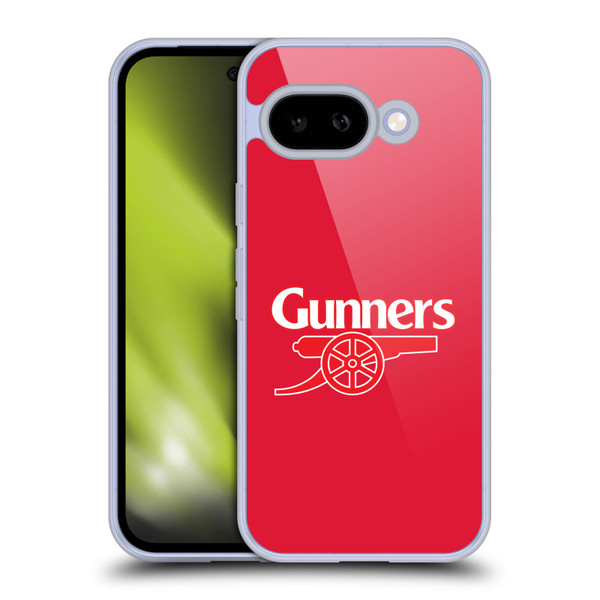 Arsenal FC Crest 2 Gunners Red Soft Gel Case for Google Pixel 9A