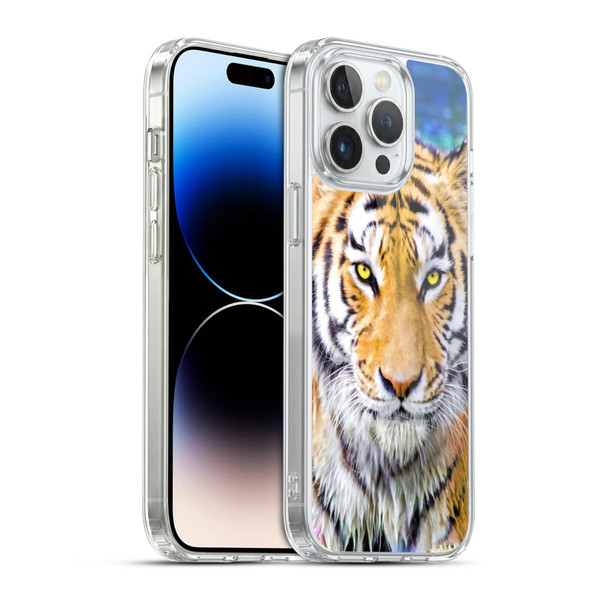 Aimee Stewart Animals Tiger and Lily Soft Gel Case for Apple iPhone 14 Pro Max & MagSafe