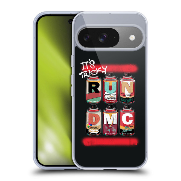 Run-D.M.C. Key Art Spray Cans Soft Gel Case for Google Pixel 9 / Pixel 9 Pro