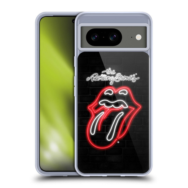 The Rolling Stones Licks Collection Neon Soft Gel Case for Google Pixel 8