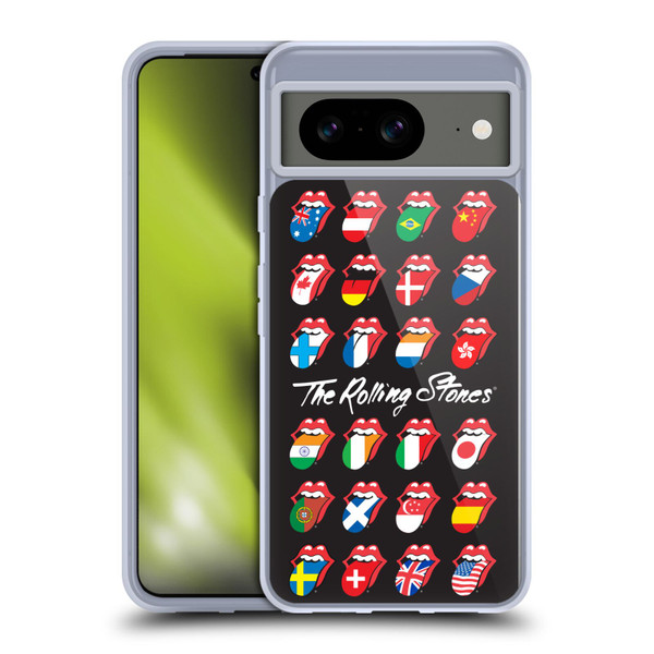 The Rolling Stones Licks Collection Flag Poster Soft Gel Case for Google Pixel 8