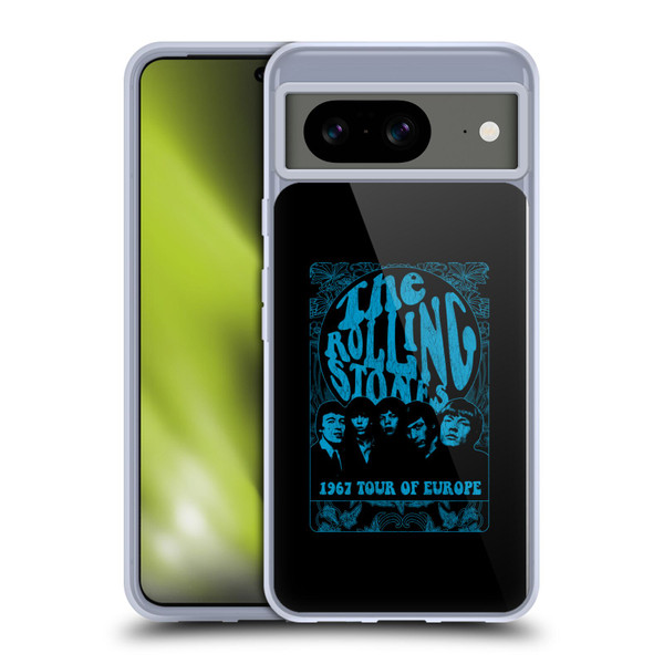 The Rolling Stones Tours Europe 1967 Soft Gel Case for Google Pixel 8