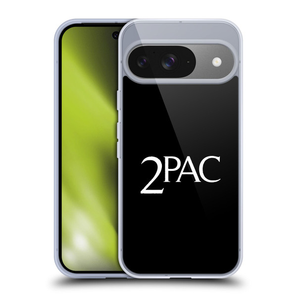 Tupac Shakur Logos Serif Soft Gel Case for Google Pixel 9 / Pixel 9 Pro