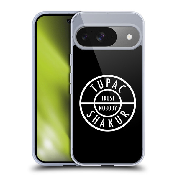 Tupac Shakur Logos Trust Nobody Soft Gel Case for Google Pixel 9 / Pixel 9 Pro