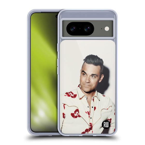 Robbie Williams Calendar Floral Shirt Soft Gel Case for Google Pixel 8