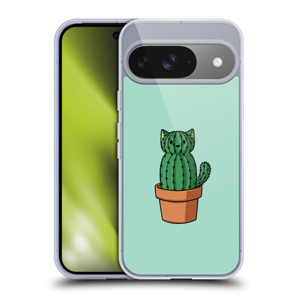 Beth Wilson Doodlecats Cactus Soft Gel Case for Google Pixel 9 / Pixel 9 Pro