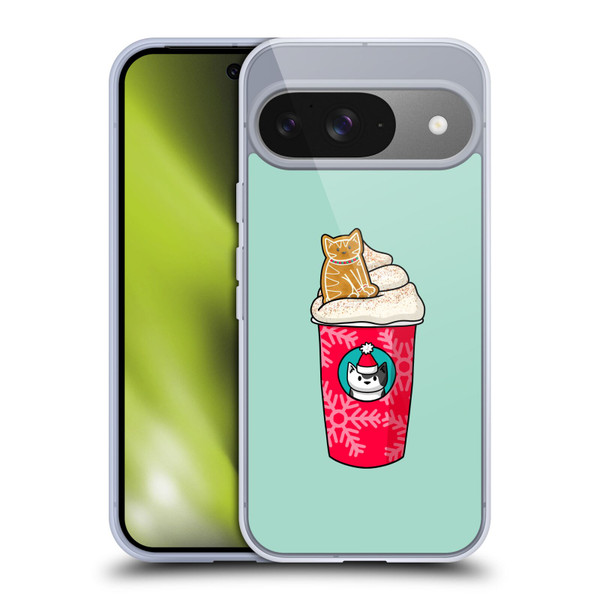 Beth Wilson Doodlecats Gingerbread Latte Soft Gel Case for Google Pixel 9 / Pixel 9 Pro