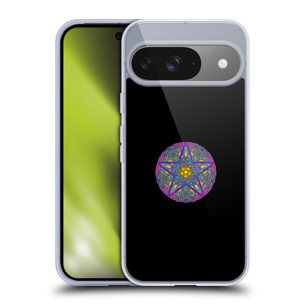 Beth Wilson Celtic Knot Stars Pagan Wicca Pentacle Soft Gel Case for Google Pixel 9 / Pixel 9 Pro