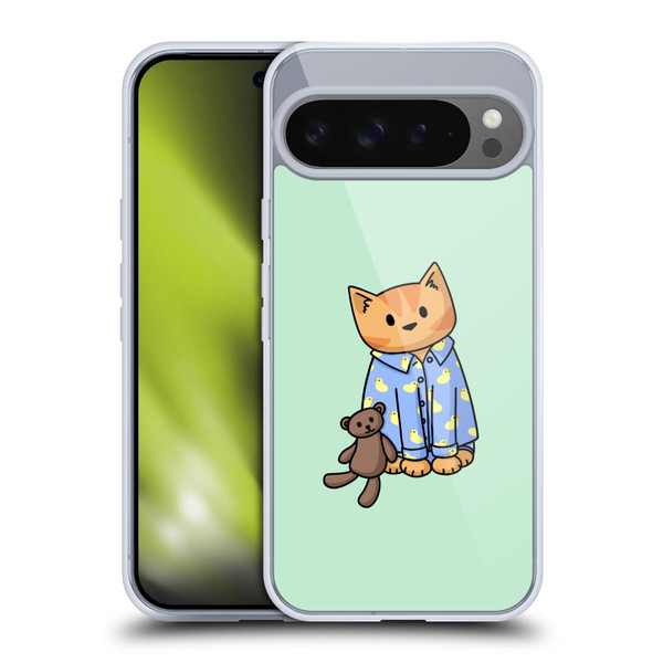 Beth Wilson Doodle Cats 2 Bedtime Pyjama Soft Gel Case for Google Pixel 9 Pro XL
