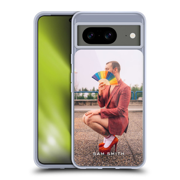 Sam Smith Art Rainbow Fan Soft Gel Case for Google Pixel 8