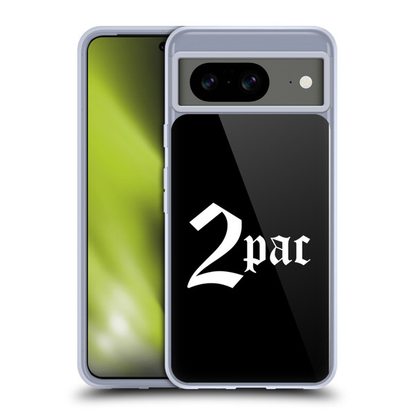 Tupac Shakur Logos Old English Soft Gel Case for Google Pixel 8