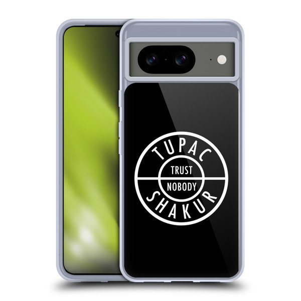 Tupac Shakur Logos Trust Nobody Soft Gel Case for Google Pixel 8