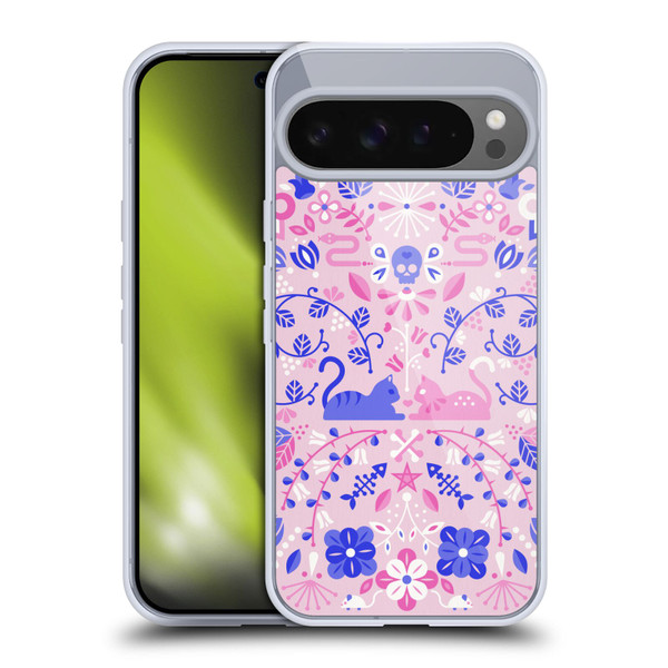 Cat Coquillette Animals Kittens Symmetry Soft Gel Case for Google Pixel 9 Pro XL