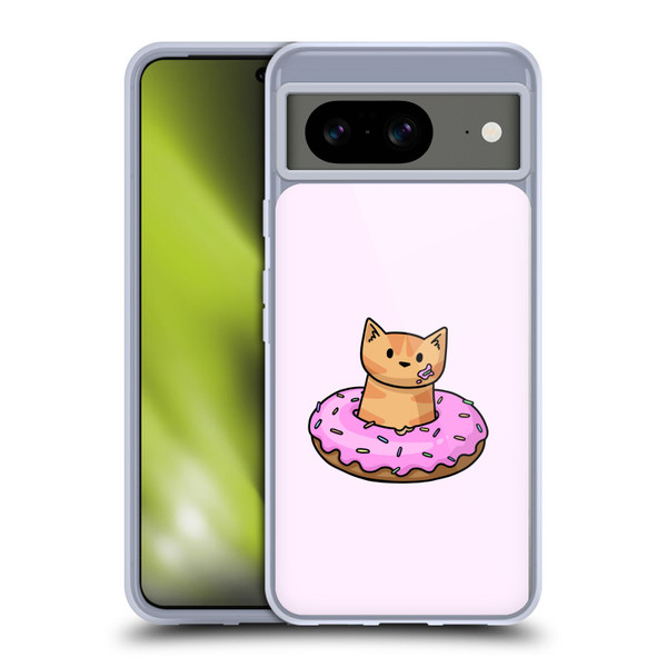 Beth Wilson Doodlecats Donut Soft Gel Case for Google Pixel 8