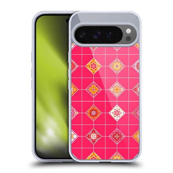 Cat Coquillette Patterns 6 Mexican Tile 3 Soft Gel Case for Google Pixel 9 Pro XL