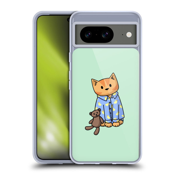 Beth Wilson Doodle Cats 2 Bedtime Pyjama Soft Gel Case for Google Pixel 8