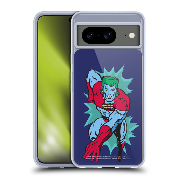 Captain Planet And The Planeteers Graphics Halftone Soft Gel Case for Google Pixel 8