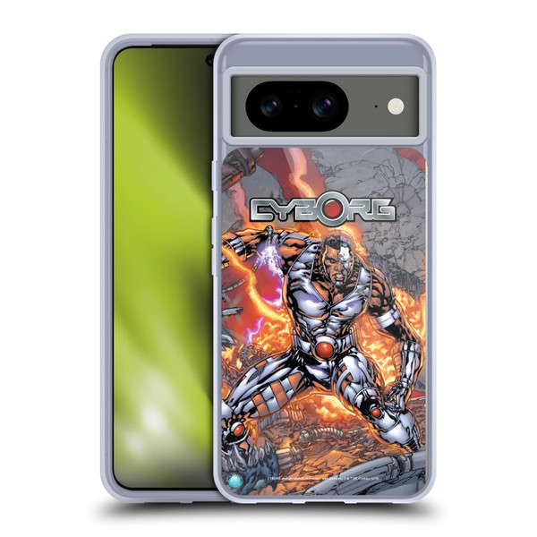 Cyborg DC Comics Fast Fashion Cover Soft Gel Case for Google Pixel 8