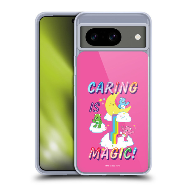Care Bears 40th Anniversary Caring Is Magic Soft Gel Case for Google Pixel 8